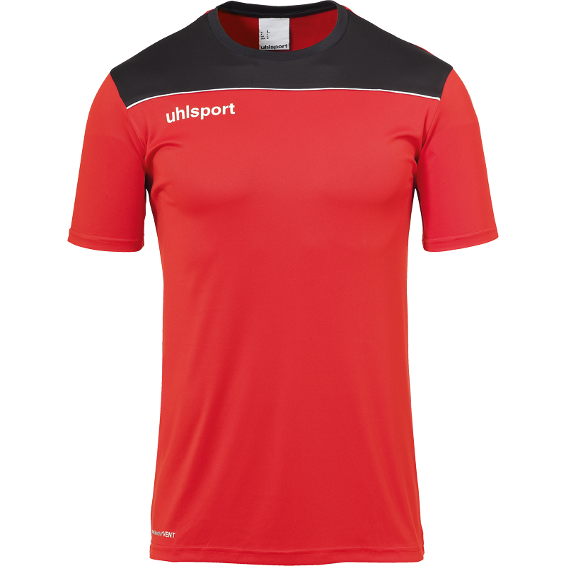 Uhlsport Offense 23 Poly Shirt červená/černá/bílá UK S Pánské