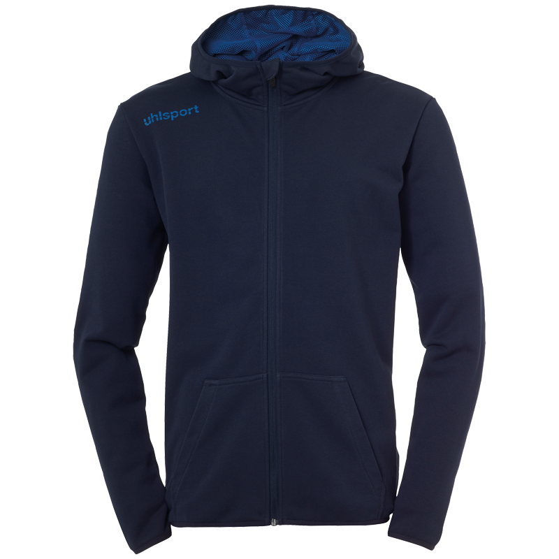 Uhlsport Essential Hood Jacket námořnická modrá UK XL