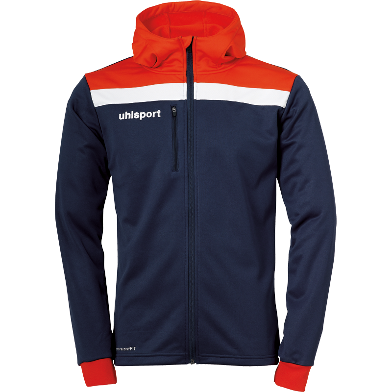 Uhlsport Offense 23 Multi Hood Jacket tmavě modrá/červená/bílá UK XL Pánské