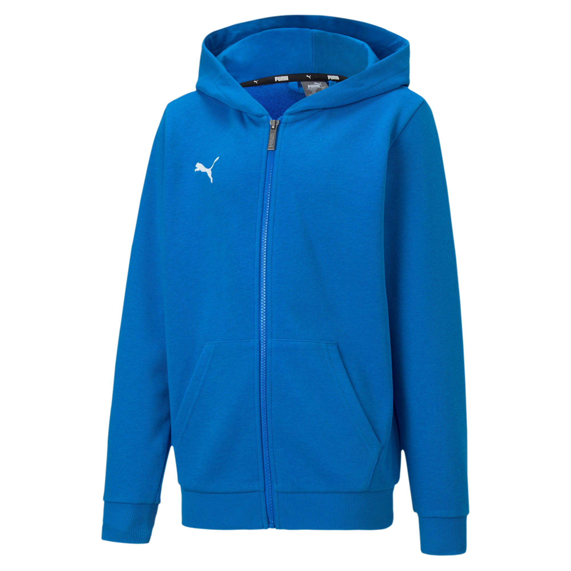 Puma teamGOAL 23 Casuals Hooded Jacket modrá UK Junior XL Dětské