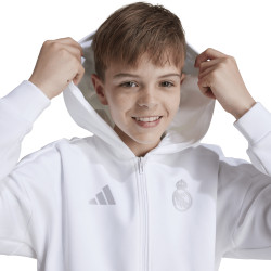 Dětská mikina s kapucí adidas Real Madrid Anthem