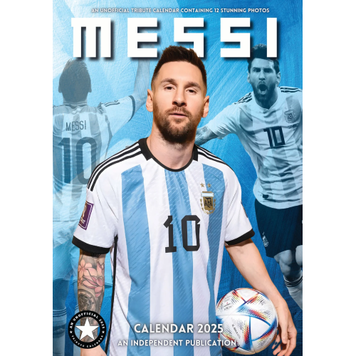 Nástěnný kalendář Lionel Messi 2025