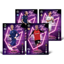 Velká dárková krabička Topps Match Attax 24/25 Mega Tin Time To Shine Purple