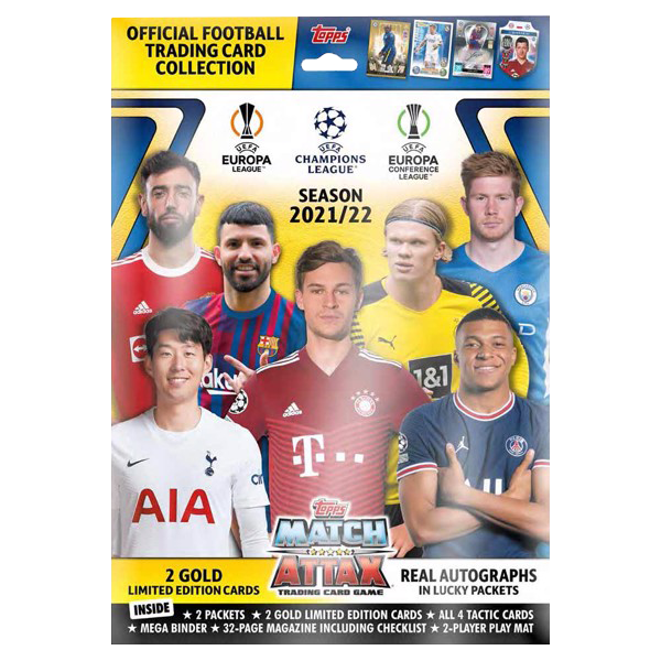 Starterpack fotbalových kartiček Topps Match Attax Champions League 2021/2022
