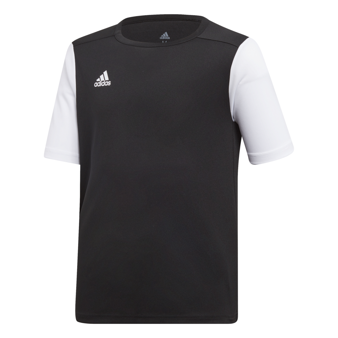 Adidas Estro 19 krátký rukáv černá/bílá UK Junior S Dětské