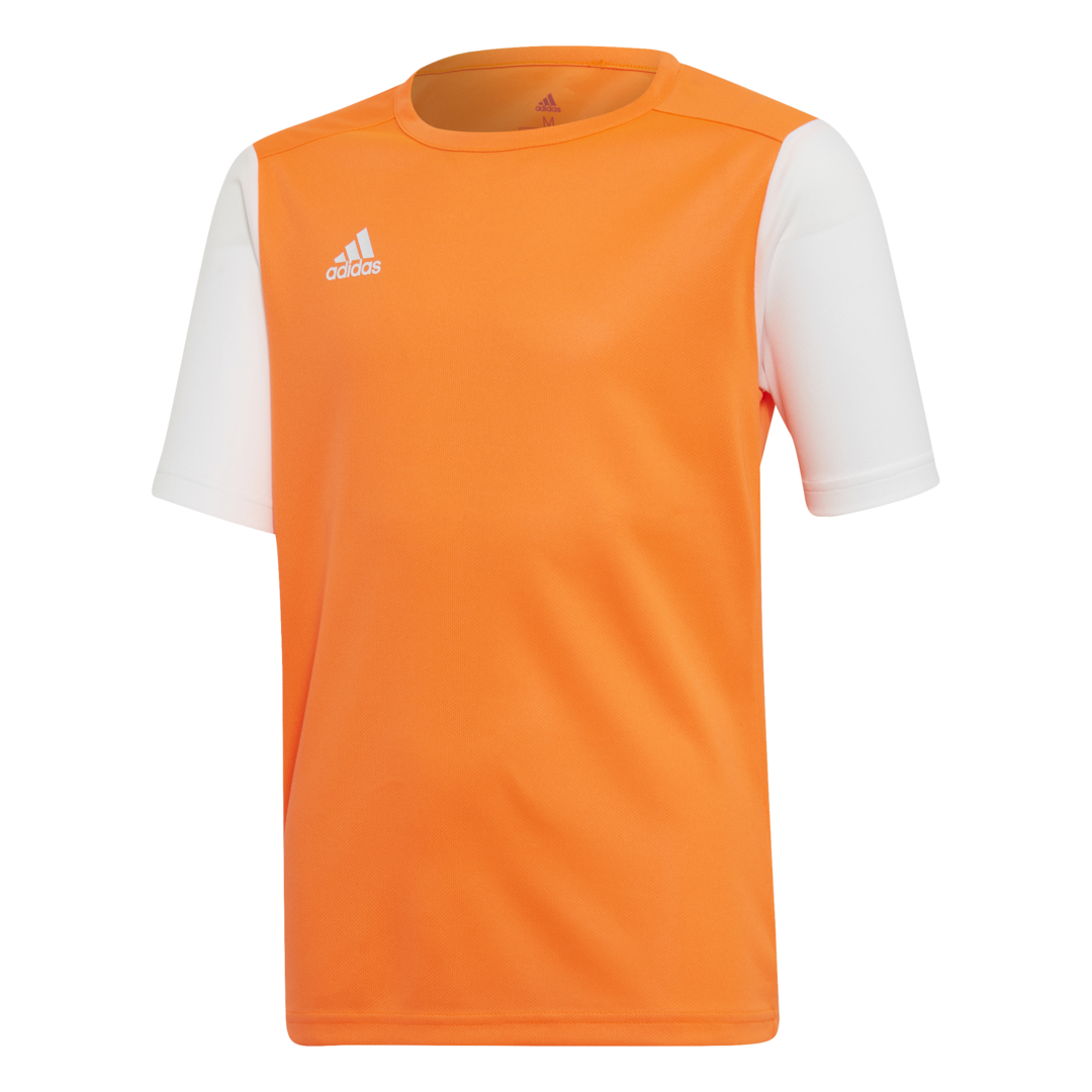 Adidas Estro 19 krátký rukáv oranžová/bílá UK Junior XXS Dětské