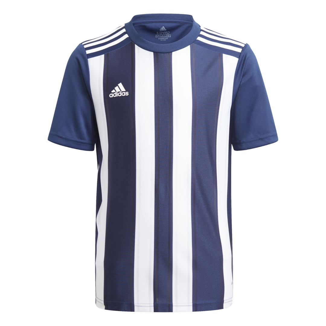 Adidas Striped 21 krátký rukáv tmavě modrá/bílá UK XL Pánské