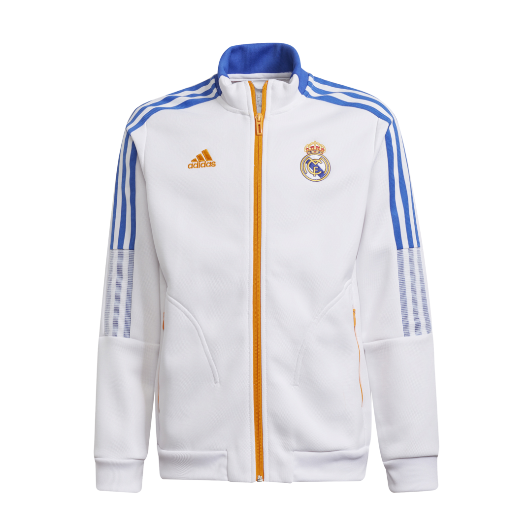 Adidas Real Madrid Tiro Anthem bílá/modrá/oranžová UK Junior XL Dětské