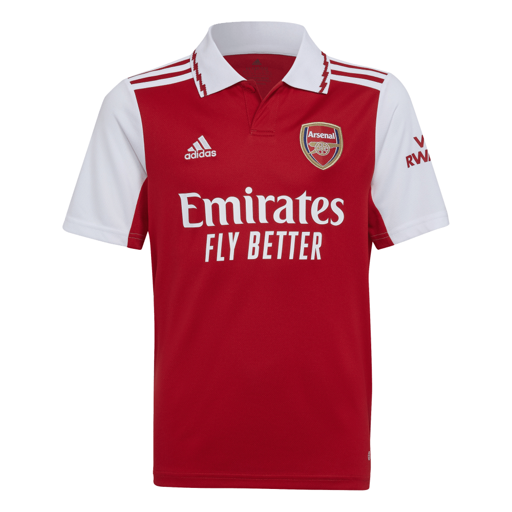 Adidas Arsenal FC domácí 2022/2023 červená/bílá UK Junior XS Dětské
